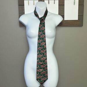 Keith Daniel Men’s Christmas Red Green Handmade Silk Tie Christmas